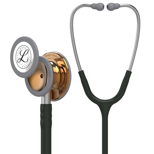 3M Littmann Classic III Monitoring Stethoscope  5811  More Than 2X as Loud  Weighs Less  Stainless Steel Smoke Finish Chestpiece  27 Black Tube  Smoke Stem  and Headset