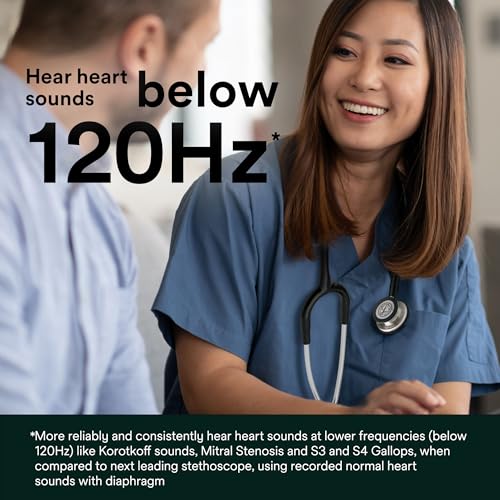 3M Littmann Classic III Monitoring Stethoscope  5623  More Than 2X as Loud  Weighs Less  Stainless Steel Chestpiece  27 Caribbean Blue Tube