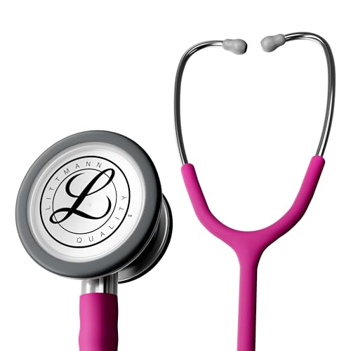 3M Littmann Classic III Monitoring Stethoscope  5627  More Than 2X as Loud  Weighs Less  Stainless Steel Chestpiece  27 Burgundy Tube