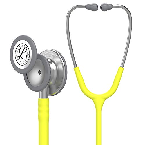 3M Littmann Classic III - Estetoscopio de monitoreo, 5831, más de 2 veces más fuerte, pesa menos, diafragma de acero inoxidable, tubo ciruela de 27 pulgadas