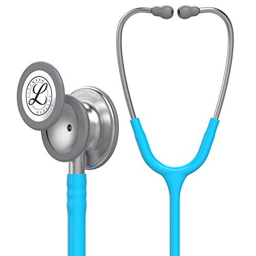 3M Littmann Classic III - Estetoscopio de monitoreo, 5831, más de 2 veces más fuerte, pesa menos, diafragma de acero inoxidable, tubo ciruela de 27 pulgadas