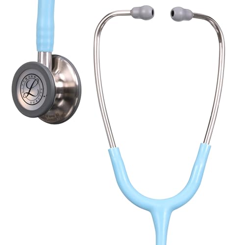 3M Littmann Classic III - Estetoscopio de monitoreo, 5831, más de 2 veces más fuerte, pesa menos, diafragma de acero inoxidable, tubo ciruela de 27 pulgadas