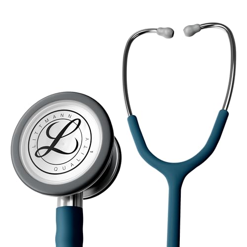 3M Littmann Classic III - Estetoscopio 5648C, tubo con acabado satinado de frambuesa de 27 pulgadas para mayor comodidad, flexibilidad y limpieza, pieza torácica de acero inoxidable, más de 2 veces