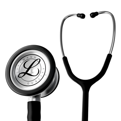 3M Littmann Classic III - Estetoscopio 5648C, tubo con acabado satinado de frambuesa de 27 pulgadas para mayor comodidad, flexibilidad y limpieza, pieza torácica de acero inoxidable, más de 2 veces