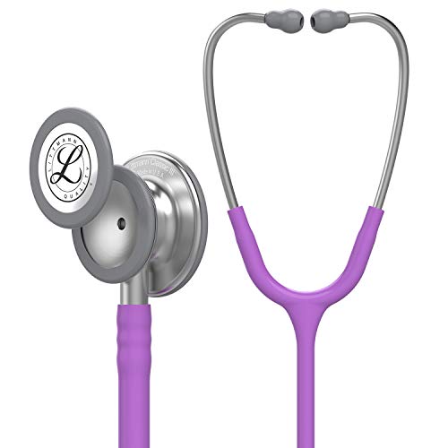 3M Littmann Classic III Monitoring Stethoscope  5832  More Than 2X as Loud  Weighs Less  Stainless Steel Chestpiece  27 Lavender Tube