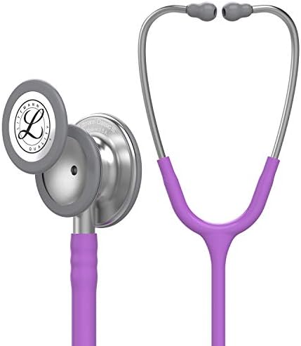3M Littmann Classic III Fonendoscopio de monitorización, tubo lavanda, 27", 5832