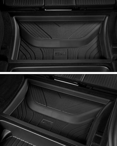 3W 2025 2026 Tesla Model Y Juniper Cargo Mat with Front & Rear Trunk Mats Cargo Liners Anti Slip TPE All Weather Accessories Vigormold 