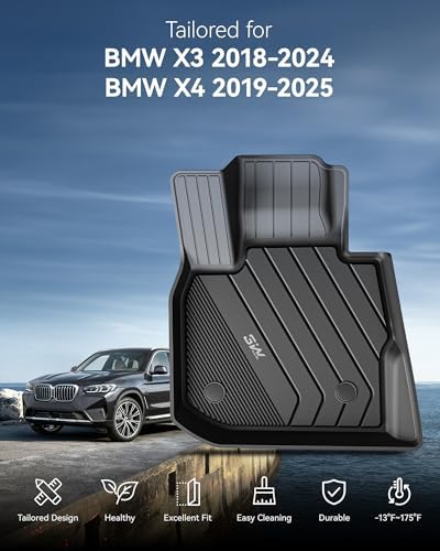 3W Tesla Model Y Juniper Floor Mats  Front Rear Cargo Liner & Seatback Protector  Custom Fit 2025 2026 Model Y Acecessories  TPE All Weather Odorless Non Slip  Black