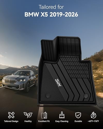 3W Tesla Model Y Juniper Floor Mats  Front Rear Cargo Liner & Seatback Protector  Custom Fit 2025 2026 Model Y Acecessories  TPE All Weather Odorless Non Slip  Black