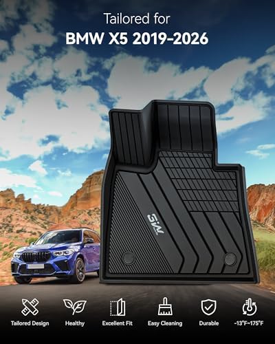 3W Tesla Model Y Juniper Floor Mats  Front Rear Cargo Liner & Seatback Protector  Custom Fit 2025 2026 Model Y Acecessories  TPE All Weather Odorless Non Slip  Black