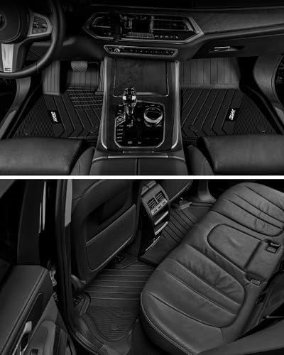 3W Tesla Model Y Juniper Floor Mats  Front Rear Cargo Liner & Seatback Protector  Custom Fit 2025 2026 Model Y Acecessories  TPE All Weather Odorless Non Slip  Black