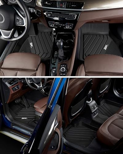 3W Tesla Model Y Juniper Floor Mats  Front Rear Cargo Liner & Seatback Protector  Custom Fit 2025 2026 Model Y Acecessories  TPE All Weather Odorless Non Slip  Black