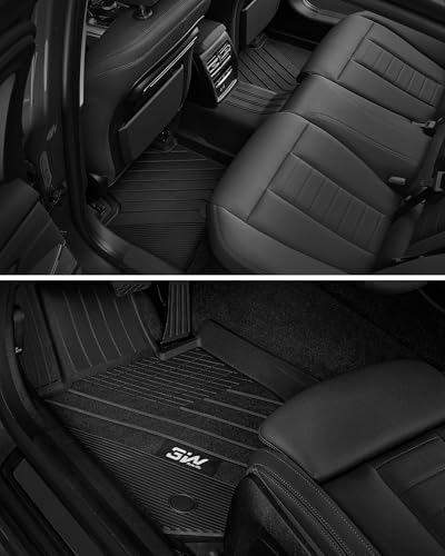 3W Tesla Model Y Juniper Floor Mats  Front Rear Cargo Liner & Seatback Protector  Custom Fit 2025 2026 Model Y Acecessories  TPE All Weather Odorless Non Slip  Black