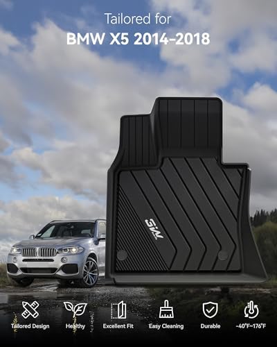 3W Tesla Model Y Juniper Floor Mats  Front Rear Cargo Liner & Seatback Protector  Custom Fit 2025 2026 Model Y Acecessories  TPE All Weather Odorless Non Slip  Black