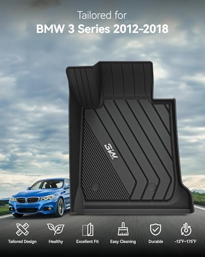 3W Tesla Model Y Juniper Floor Mats  Front Rear Cargo Liner & Seatback Protector  Custom Fit 2025 2026 Model Y Acecessories  TPE All Weather Odorless Non Slip  Black