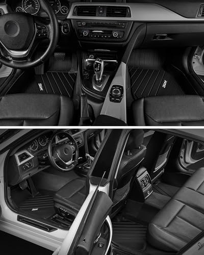 3W Tesla Model Y Juniper Floor Mats  Front Rear Cargo Liner & Seatback Protector  Custom Fit 2025 2026 Model Y Acecessories  TPE All Weather Odorless Non Slip  Black