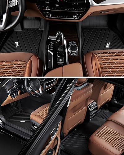 3W Tesla Model Y Juniper Floor Mats  Front Rear Cargo Liner & Seatback Protector  Custom Fit 2025 2026 Model Y Acecessories  TPE All Weather Odorless Non Slip  Black