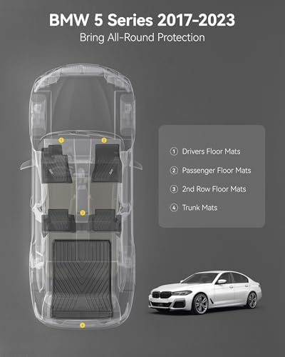 3W Tesla Model Y Juniper Floor Mats  Front Rear Cargo Liner & Seatback Protector  Custom Fit 2025 2026 Model Y Acecessories  TPE All Weather Odorless Non Slip  Black