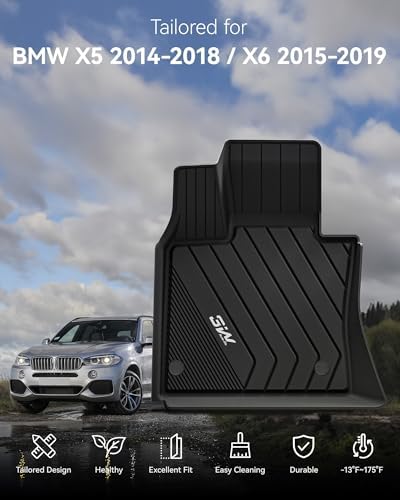 3W Tesla Model Y Juniper Floor Mats  Front Rear Cargo Liner & Seatback Protector  Custom Fit 2025 2026 Model Y Acecessories  TPE All Weather Odorless Non Slip  Black