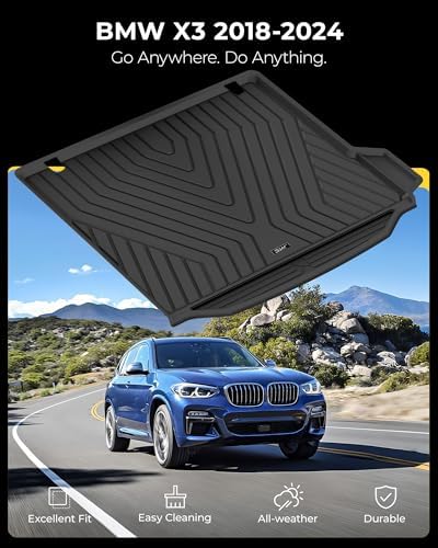 3W Tesla Model Y Juniper Floor Mats  Front Rear Cargo Liner & Seatback Protector  Custom Fit 2025 2026 Model Y Acecessories  TPE All Weather Odorless Non Slip  Black