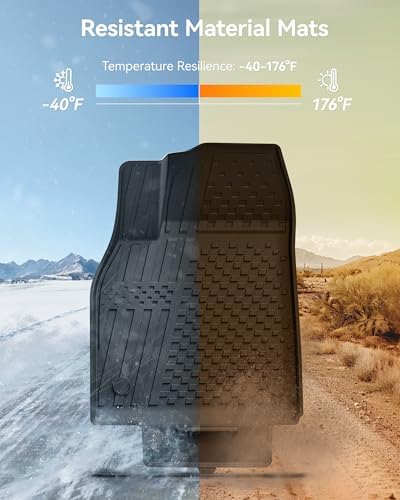 3W Tesla Model Y Juniper Floor Mats Not for Standard   Front Rear Cargo Liner & Seatback Protector  Custom Fit 2025 2026 Model Y Acecessories  TPE All Weather Odorless Non Slip