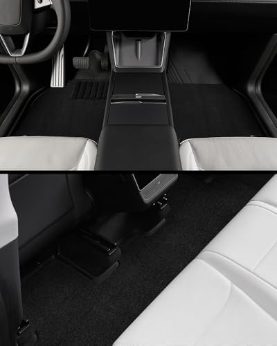 3W Tesla Model Y Juniper Floor Mats not for Standard   Metal Pedal  Carpets Double Layer  2025 2026 Model Y Accessories  TPE All Weather Waterproof Custom Fit Liners  Vigormold 