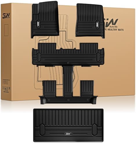 3W Tesla Model Y Juniper Floor Mats not for Standard   Metal Pedal  Carpets Double Layer  2025 2026 Model Y Accessories  TPE All Weather Waterproof Custom Fit Liners  Vigormold 