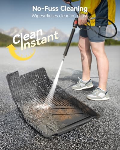 3W Tesla New Model Y Juniper Floor Mats and Cargo Liners  Full Set TPE Floor Liner for 2025 2026 Model Y  Cargo Mats and Seat Back Cover Protector  Car Mats for 2026 Tesla Model Y Juniper Accseeories