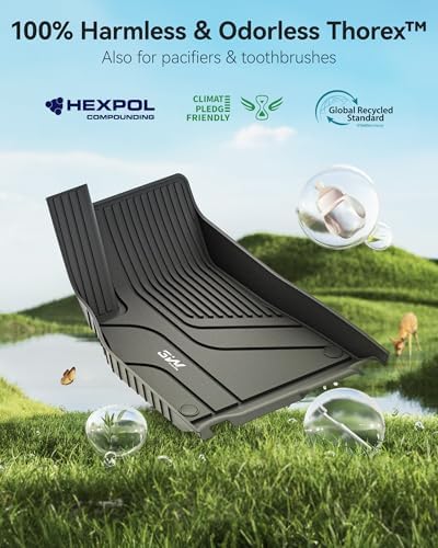 3W Tesla New Model Y Juniper Floor Mats and Cargo Liners  Full Set TPE Floor Liner for 2025 2026 Model Y  Cargo Mats and Seat Back Cover Protector  Car Mats for 2026 Tesla Model Y Juniper Accseeories