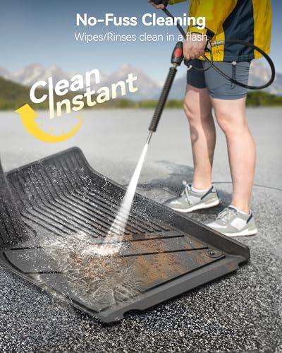 3W Tesla New Model Y Juniper Floor Mats and Cargo Liners  Full Set TPE Floor Liner for 2025 2026 Model Y  Cargo Mats and Seat Back Cover Protector  Car Mats for 2026 Tesla Model Y Juniper Accseeories