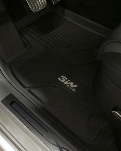 3W Tesla New Model Y Juniper Floor Mats and Cargo Liners  Full Set TPE Floor Liner for 2025 2026 Model Y  Cargo Mats and Seat Back Cover Protector  Car Mats for 2026 Tesla Model Y Juniper Accseeories