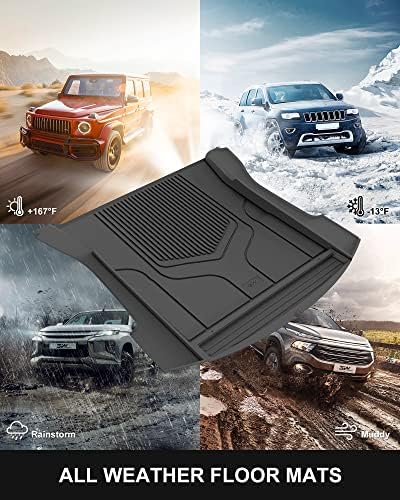 3W Tesla New Model Y Juniper Floor Mats and Cargo Liners  Full Set TPE Floor Liner for 2025 2026 Model Y  Cargo Mats and Seat Back Cover Protector  Car Mats for 2026 Tesla Model Y Juniper Accseeories