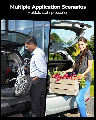 3W Tesla New Model Y Juniper Floor Mats and Cargo Liners  Full Set TPE Floor Liner for 2025 2026 Model Y  Cargo Mats and Seat Back Cover Protector  Car Mats for 2026 Tesla Model Y Juniper Accseeories