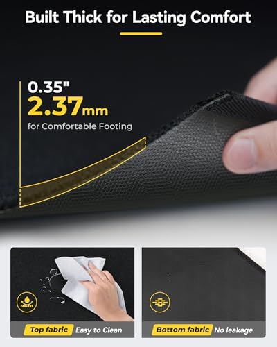 3W Tesla New Model Y Juniper Floor Mats and Cargo Liners  Full Set TPE Floor Liner for 2025 2026 Model Y  Cargo Mats and Seat Back Cover Protector  Car Mats for 2026 Tesla Model Y Juniper Accseeories