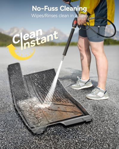 3W Tesla New Model Y Juniper Floor Mats and Cargo Liners  Full Set TPE Floor Liner for 2025 2026 Model Y  Cargo Mats and Seat Back Cover Protector  Car Mats for 2026 Tesla Model Y Juniper Accseeories