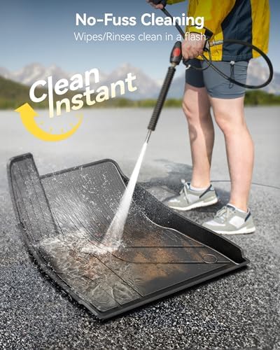 3W Tesla New Model Y Juniper Floor Mats and Cargo Liners  Full Set TPE Floor Liner for 2025 2026 Model Y  Cargo Mats and Seat Back Cover Protector  Car Mats for 2026 Tesla Model Y Juniper Accseeories