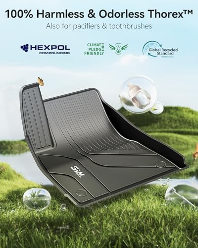 3W Tesla New Model Y Juniper Floor Mats and Cargo Liners  Full Set TPE Floor Liner for 2025 2026 Model Y  Cargo Mats and Seat Back Cover Protector  Car Mats for 2026 Tesla Model Y Juniper Accseeories