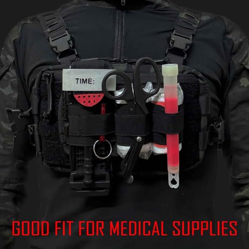 3 Piece EDC Elastic Bag Insert Pouch Panel Hook Backed Accessories Holder  Tactical Backpack Insert Modular Organizers and Storage Pouch