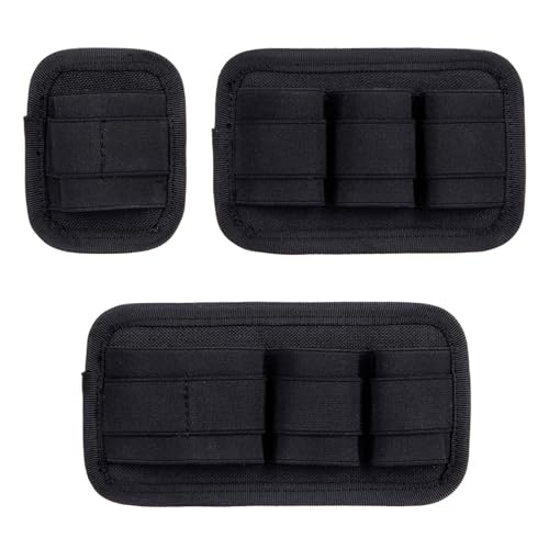 3 Piece EDC Elastic Bag Insert Pouch Panel Hook Backed Accessories Holder  Tactical Backpack Insert Modular Organizers and Storage Pouch
