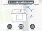 3 in 1 Convertible Sofa Bed Velvet Loveseat Pull Out Sofa Bed Sleeper Sofa Couch
