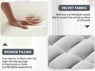 3 in 1 Convertible Sofa Bed Velvet Loveseat Pull Out Sofa Bed Sleeper Sofa Couch