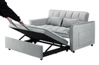 3 in 1 Convertible Sofa Bed Velvet Loveseat Pull Out Sofa Bed Sleeper Sofa Couch