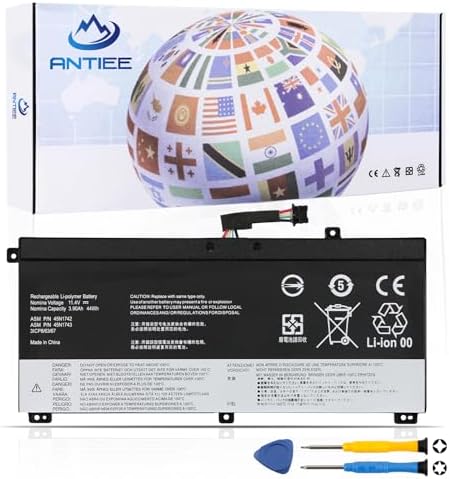 45N1742 45N1740 45N1741 45N1743 Laptop Battery Replacement for Lenovo ThinkPad T550 T550s T560 W550 W550s P50S Type 20CK 20CJ 20FH 20FJ 20E2 Series SB10K12721 00NY639 3ICP/7/61/70 3ICP7/62/66 44Wh