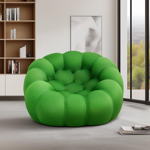 47 Bubble Sofa  Oversized Single Lazy Sofa  Modern Mesh Fabric 3D Honeycomb Shape Floor Couch  No Assembly Required Couch for Living Room  Office