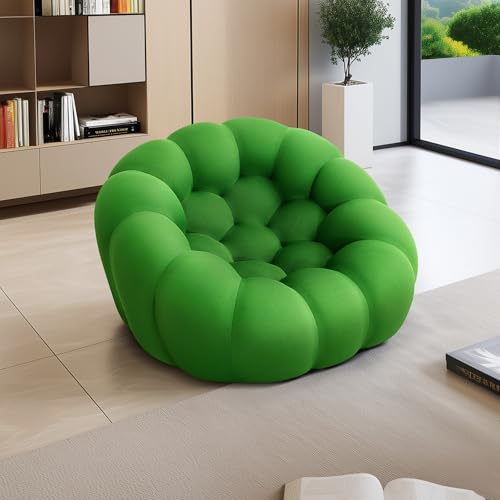 47 Bubble Sofa  Oversized Single Lazy Sofa  Modern Mesh Fabric 3D Honeycomb Shape Floor Couch  No Assembly Required Couch for Living Room  Office