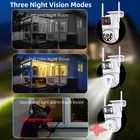 4K Wireless Security Camera System Outdoor Home Dual Lens Wifi Night Vision Cam