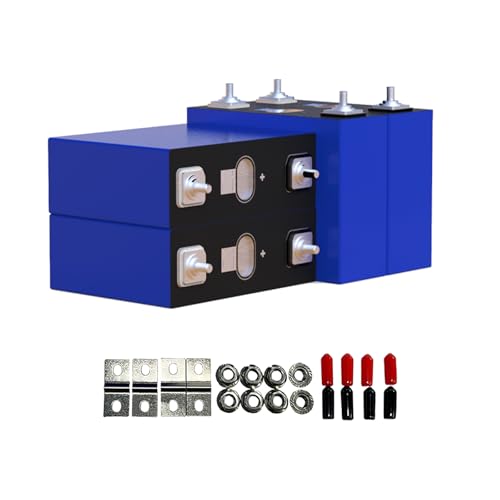 4PCS Hithium 3 2V 280Ah Lifepo4 Cells  10000 Deep Cycle Lithium Iron Phosphate Replacement Battery Grade A Lifepo4 Cells Rechargeable Perfect for Boat  RV  Golf Off Grid