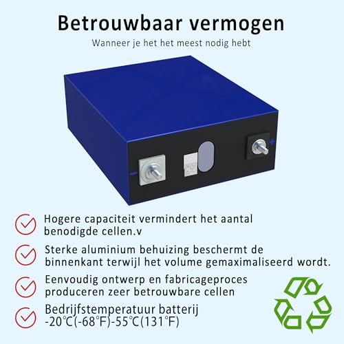 4PCS Hithium 3 2V 280Ah Lifepo4 Cells  10000 Deep Cycle Lithium Iron Phosphate Replacement Battery Grade A Lifepo4 Cells Rechargeable Perfect for Boat  RV  Golf Off Grid
