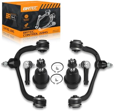 4WD Front Upper Control Arms kit Compatible with Ford F 150 2009 2014  No Raptor Models   w/Ball Joints  Tie Rods  Sway Bars   Front End Suspension Kit   10pc