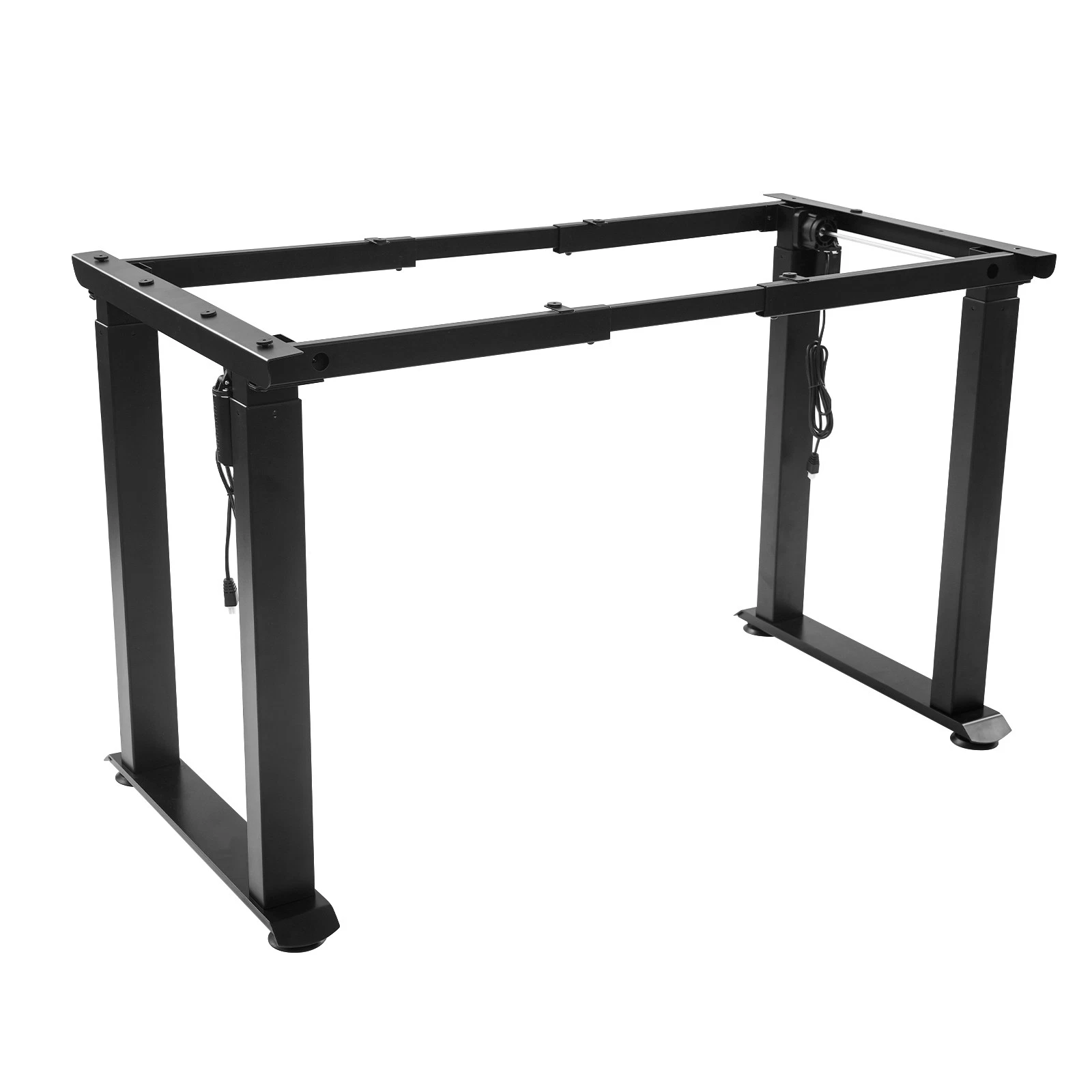 4 Leg Standing Desk Frame  Desk Frame  Dual Motor Adjustable Desk Rack Frame